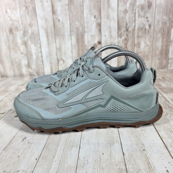 Altra Lone Peak 6 Gray Trail Running Shoes Women's Sz 8 - Picture 2 of 8